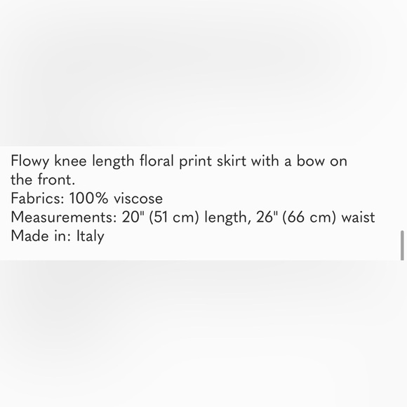 Brandy Melville Sephira Floral Skirt - Picture 5 of 5